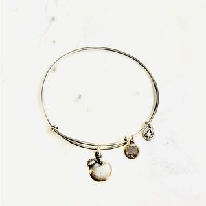 Alex & Ani Apple Charm Bangle
